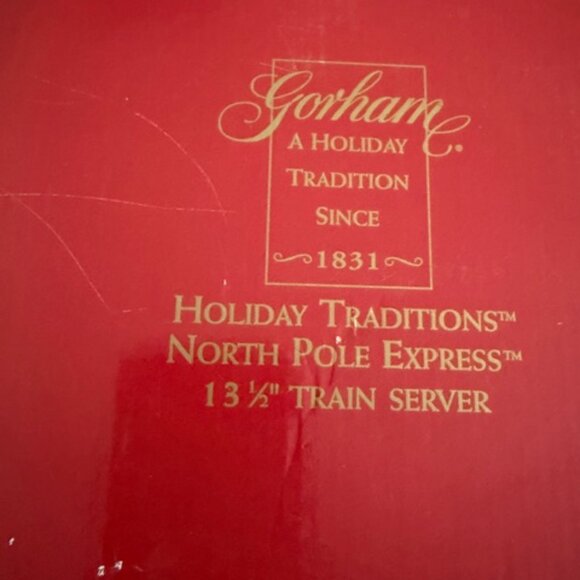 Gorham North Pole Express Severing Platter - Picture 5 of 5
